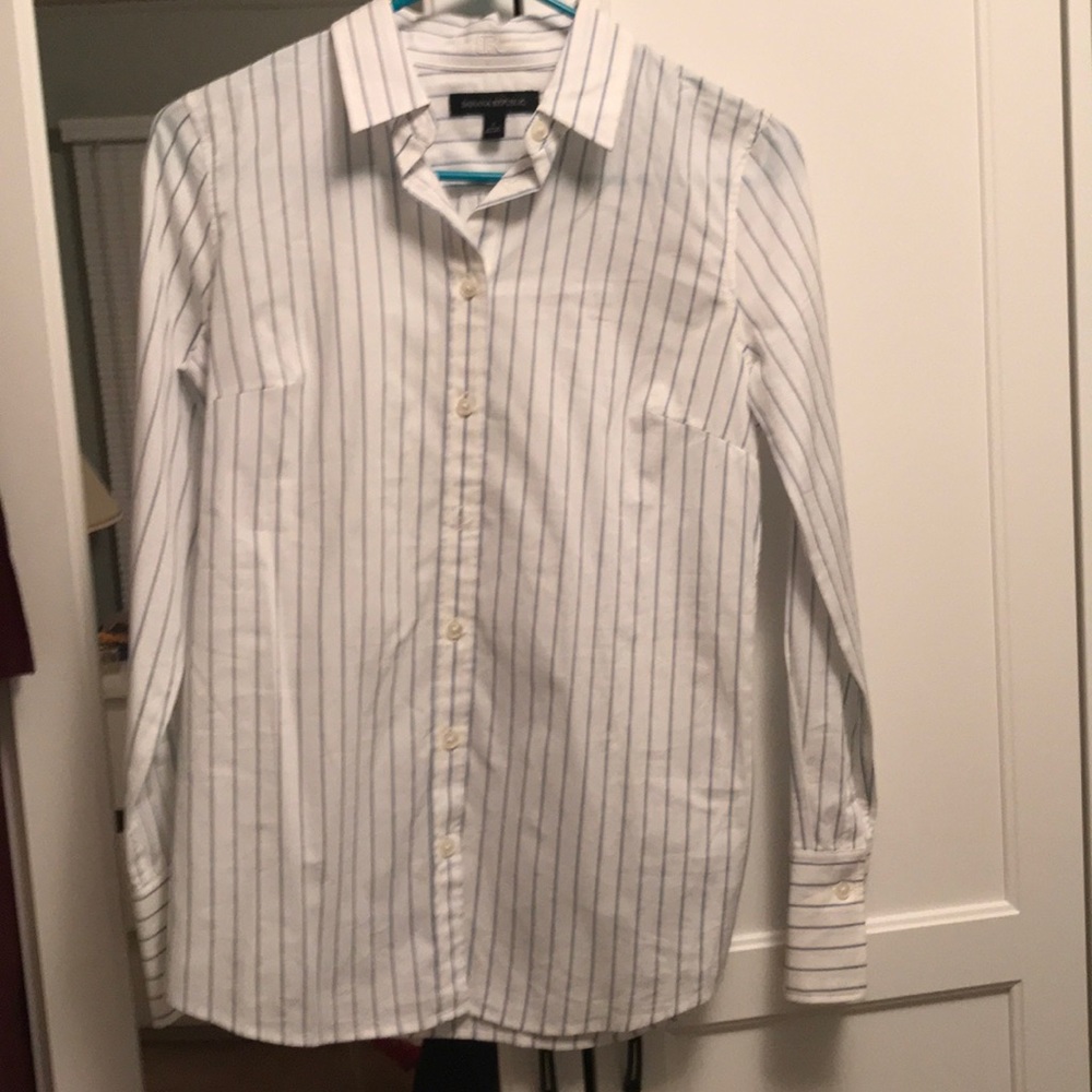 Banana republic stripped button down